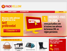 Tablet Screenshot of packyellow.com